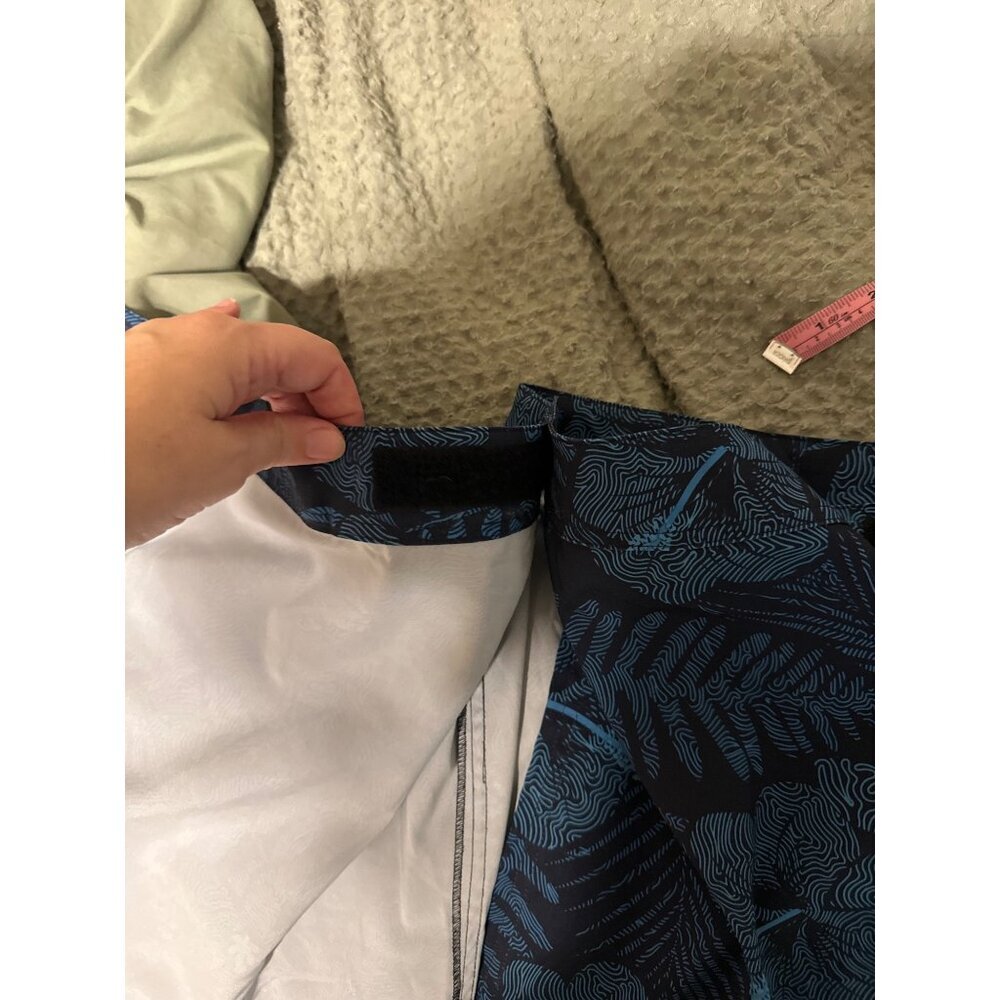 Y Ripskirt Blue Hawaiian Maui Moonlight Wrap Beach Tropical Mini Skirt - Picture 7 of 10